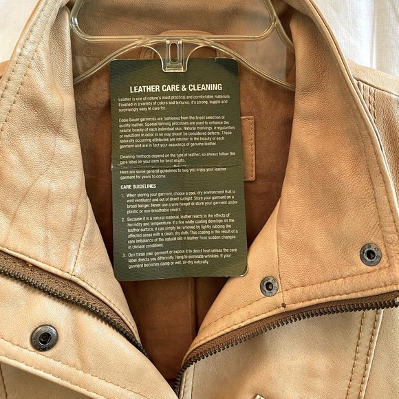 Eddie Bauer | 100% Lamb Leather Moto Jacket | Women | Size: Small - Picture 10 of 15